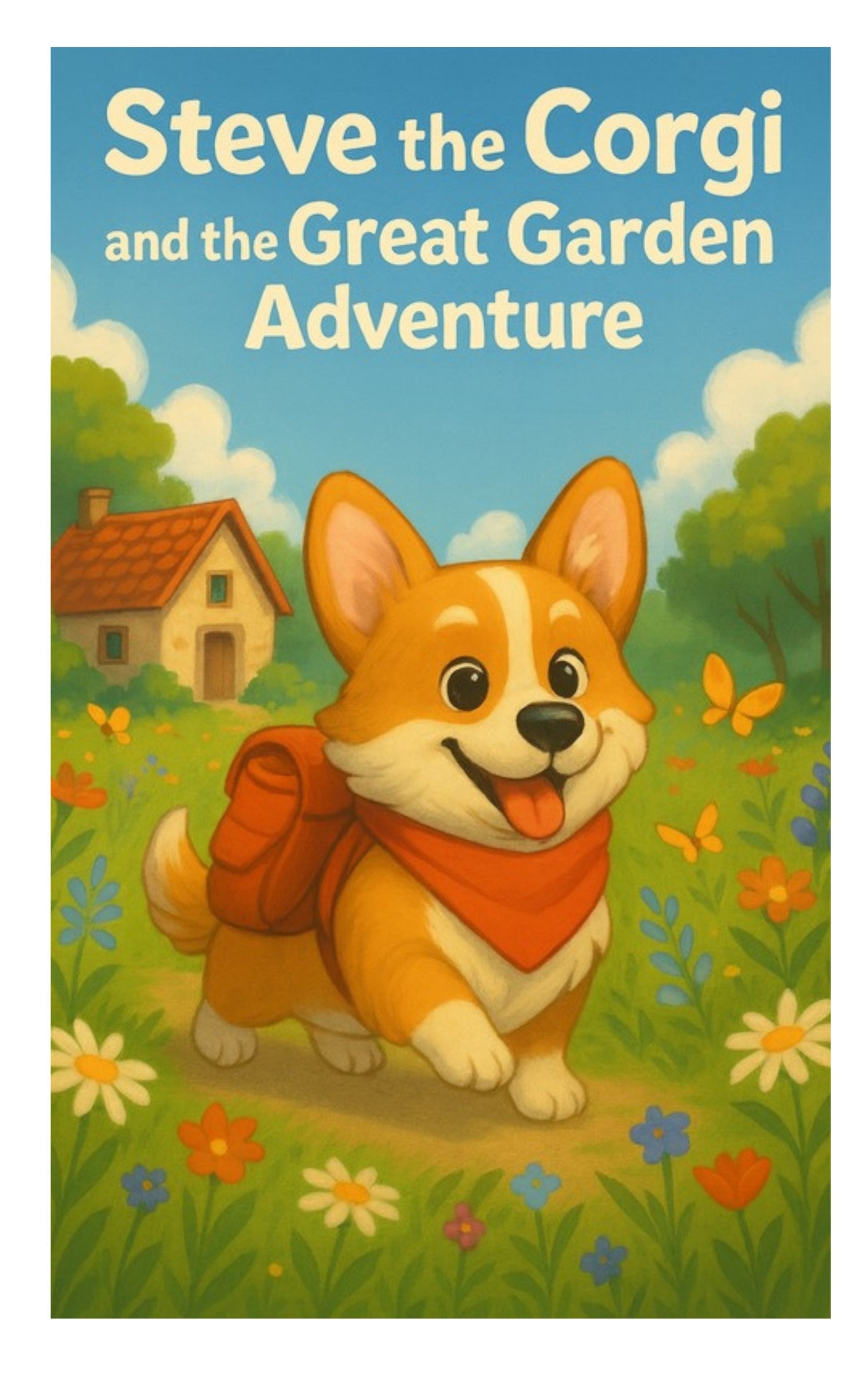 Steve the Corgi and the Great Garden Adventure — children's book cover